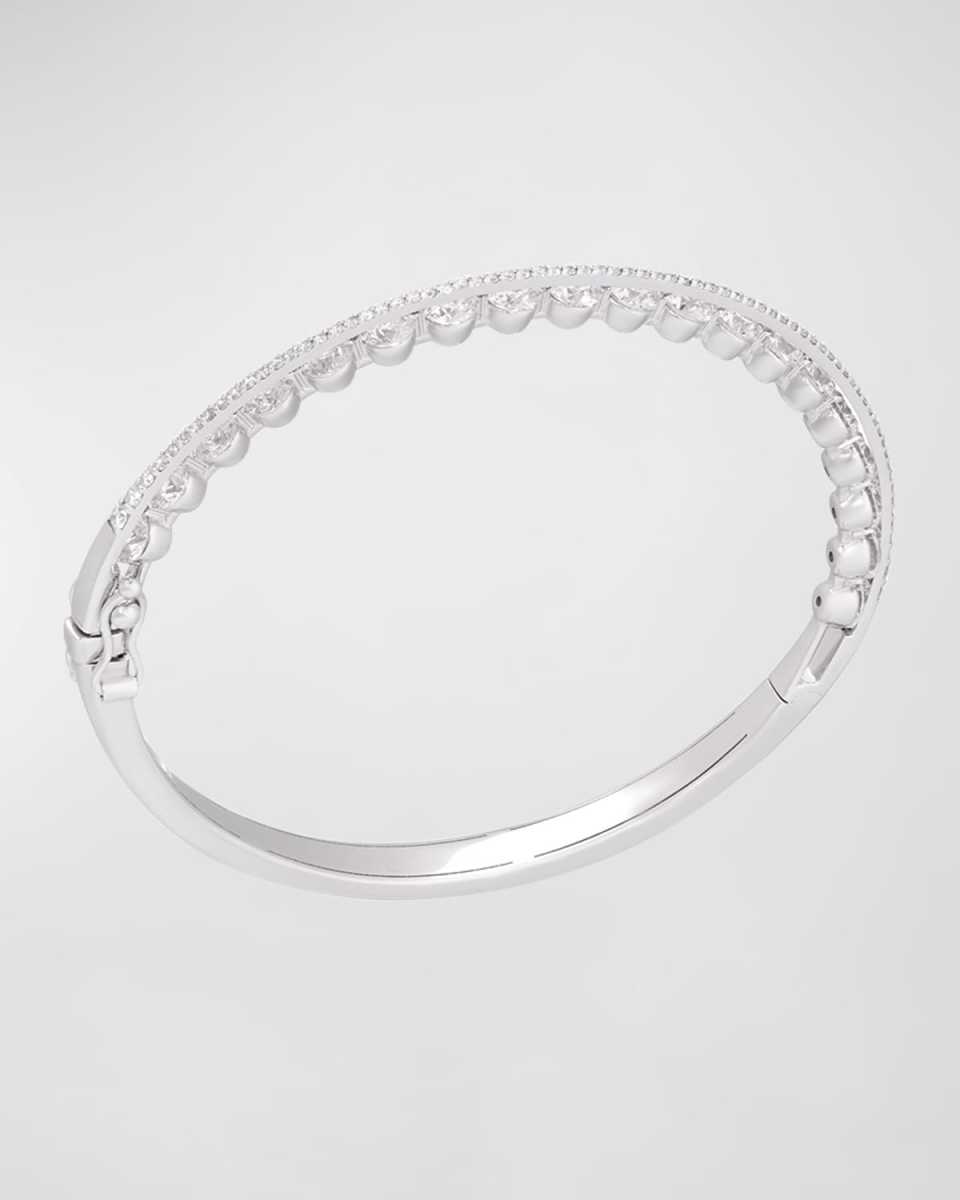 18K White Gold Marea Bracelet with Diamonds